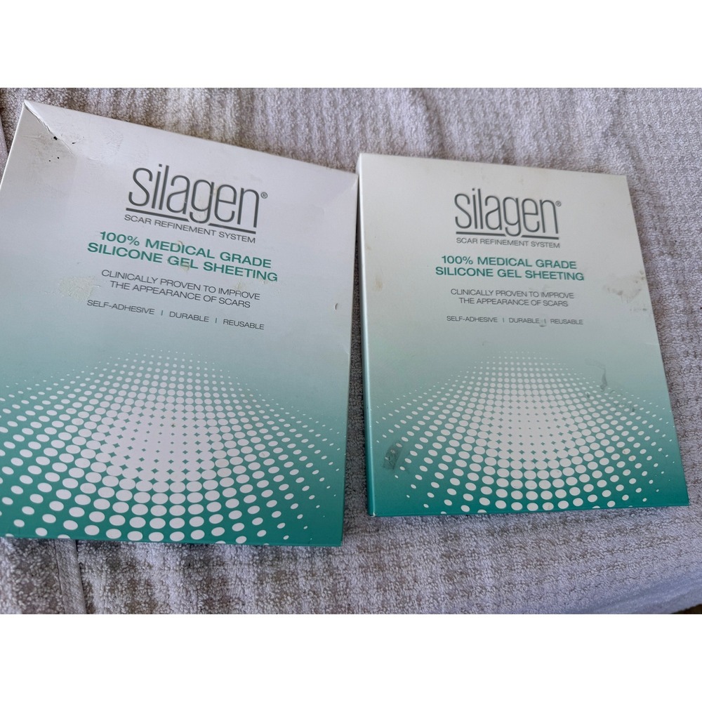 2 Silagen Scar Refinement System Medical Grade Silicone Gel Sheeting exp 2026